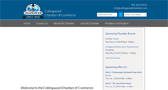 Desktop Screenshot of collingwoodchamber.com